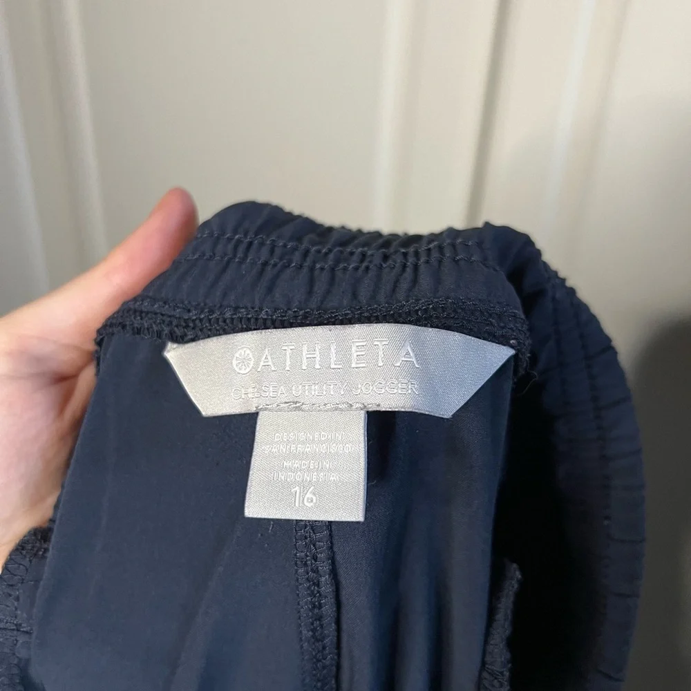 Athleta Chelsea Utility Jogger Pants Contrast Stitching - Picture 10 of 11